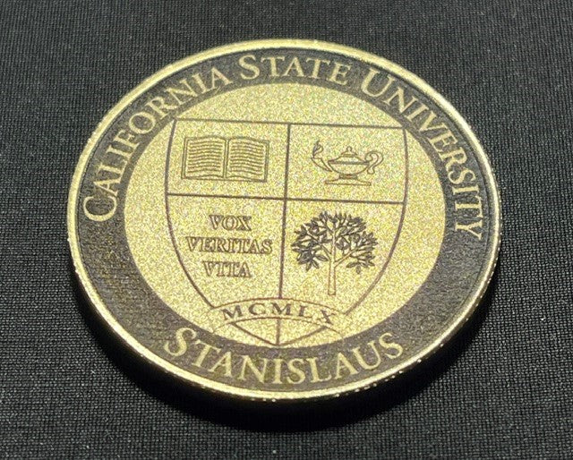 Laser Engraved Challenge Commemorative Coin