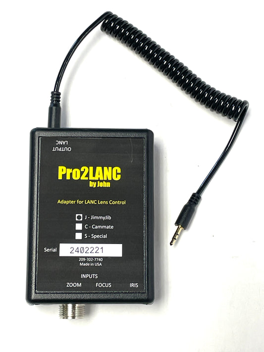 Pro2LANC2 for JimmyJib