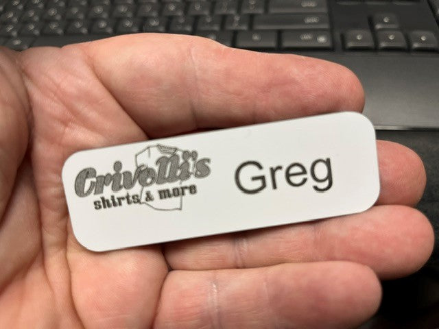 Name Tag - Custom Laser Engraved