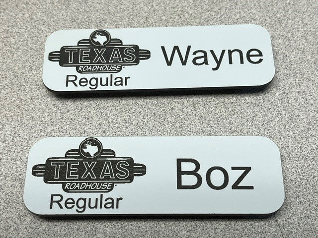 Name Tag - Custom Laser Engraved